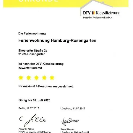 Hamburg-rosengarten شقة *